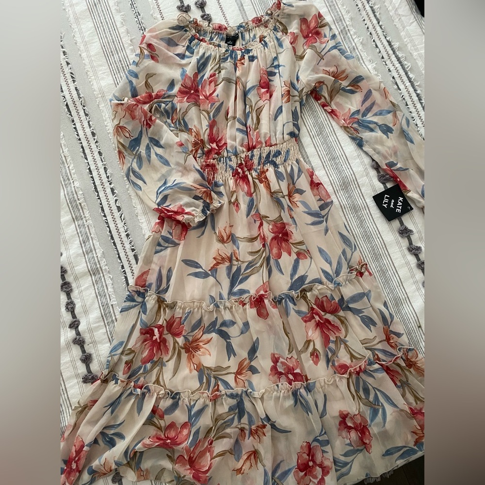 BNWT Kate & Lily floral dress sz 6